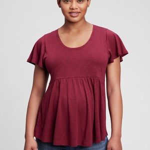 GAP Maternity Flounce Blouse